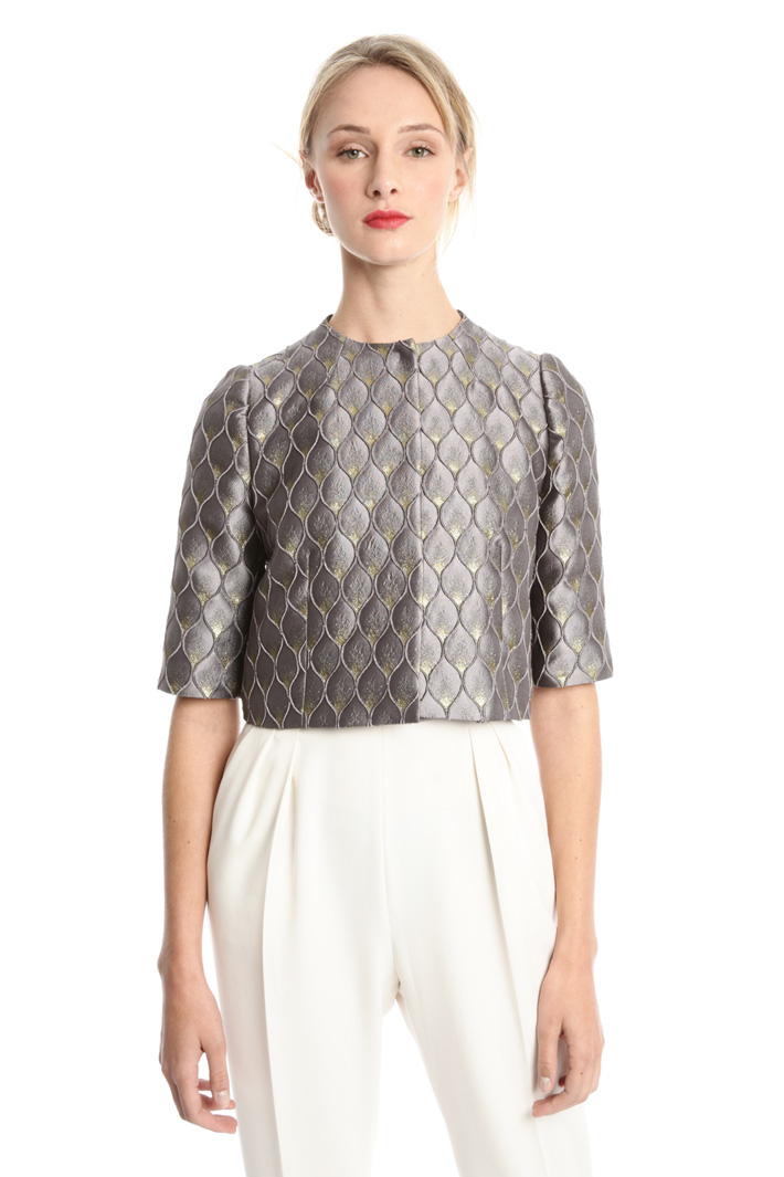 Lurex jacquard jacket Intrend Lurex jacquard jacket Intrend