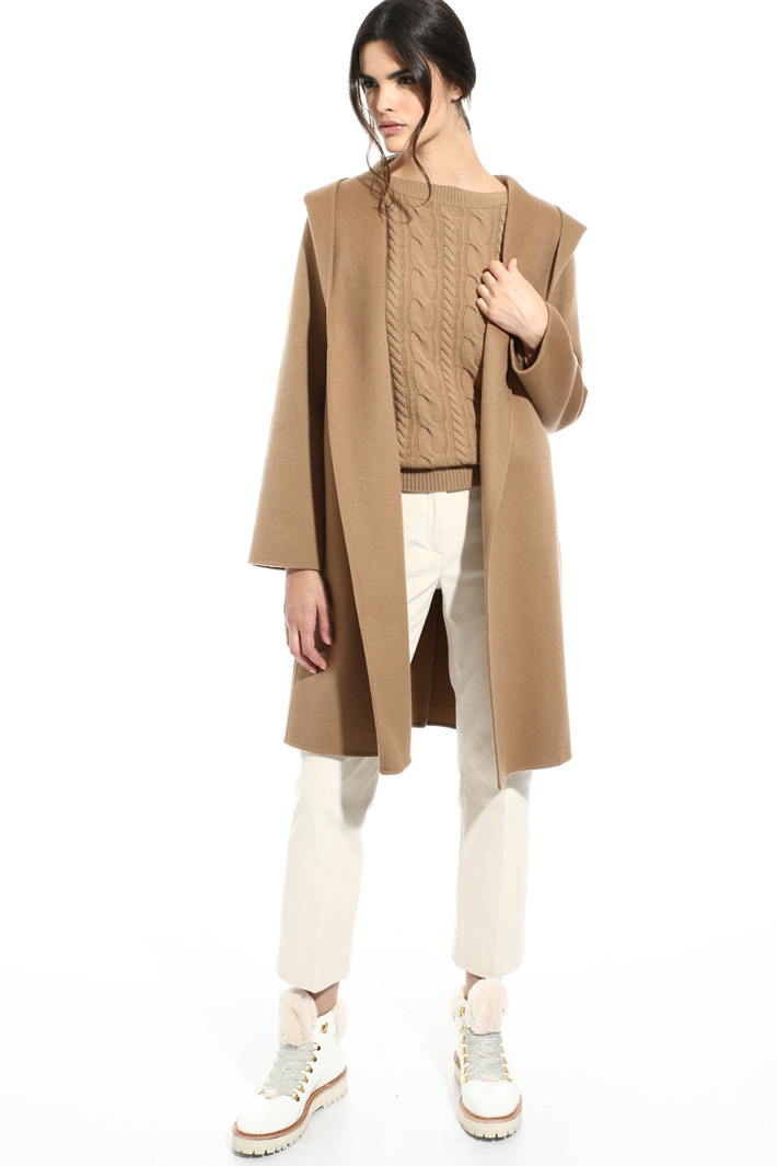 Drap coat with hood Intrend Drap coat with hood Intrend