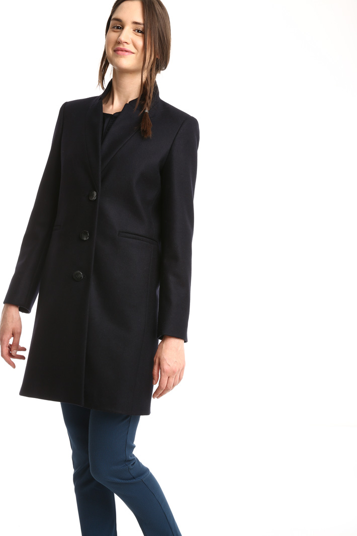Felted wool-blend coat Intrend Felted wool-blend coat Intrend
