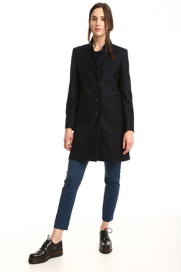 Felted wool-blend coat Intrend Felted wool-blend coat Intrend