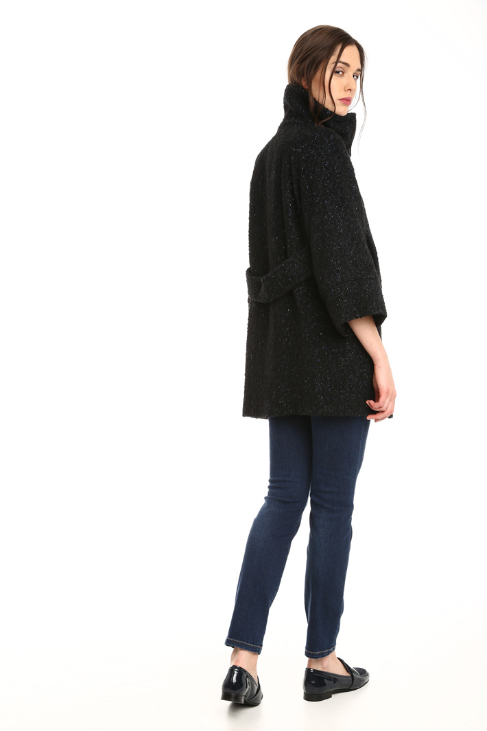 Cappa in tweed di lana Intrend Cappa in tweed di lana Intrend