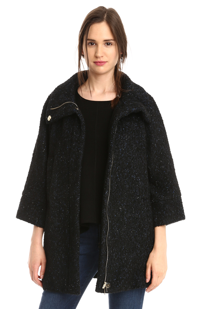 Cappa in tweed di lana Intrend Cappa in tweed di lana Intrend