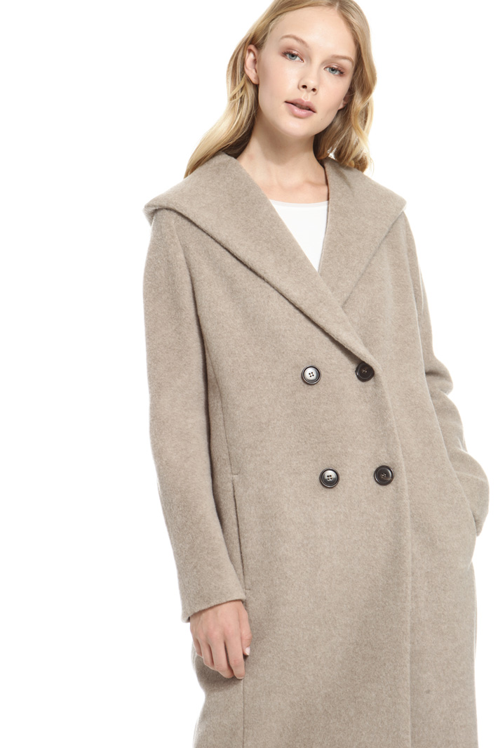 Double-breasted wool coat Intrend Double-breasted wool coat Intrend