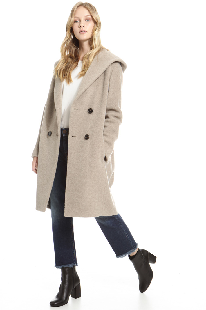 Double-breasted wool coat Intrend Double-breasted wool coat Intrend