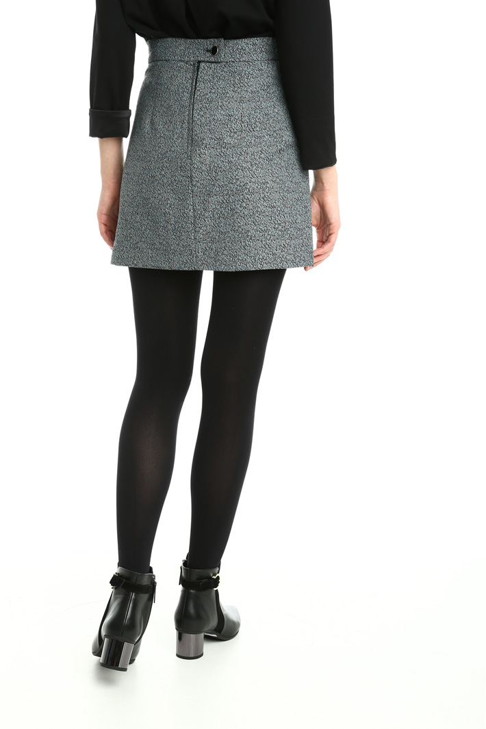 Minigonna in jacquard lurex Intrend Minigonna in jacquard lurex Intrend