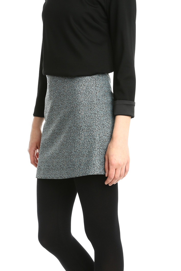 Minigonna in jacquard lurex Intrend Minigonna in jacquard lurex Intrend
