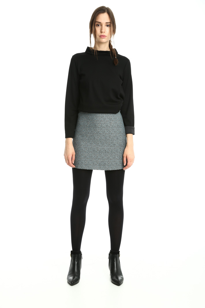 Minigonna in jacquard lurex Intrend Minigonna in jacquard lurex Intrend
