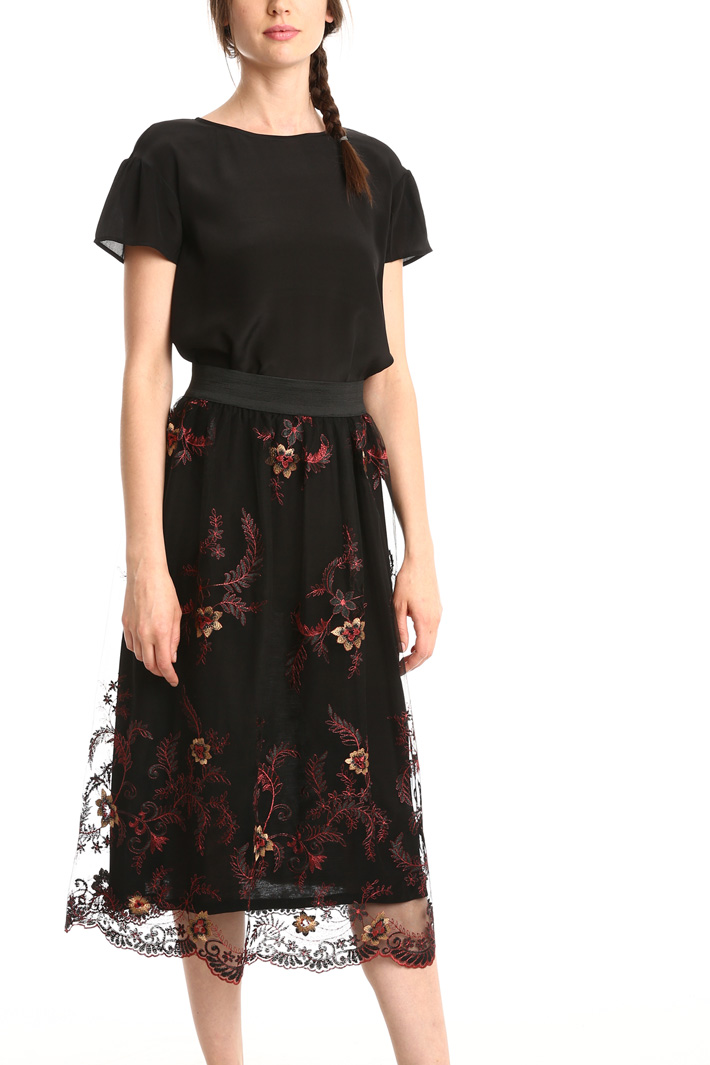 Embroidered tulle skirt Intrend Embroidered tulle skirt Intrend