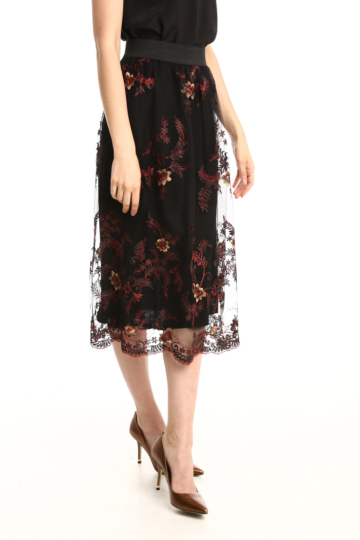 Embroidered tulle skirt Intrend Embroidered tulle skirt Intrend