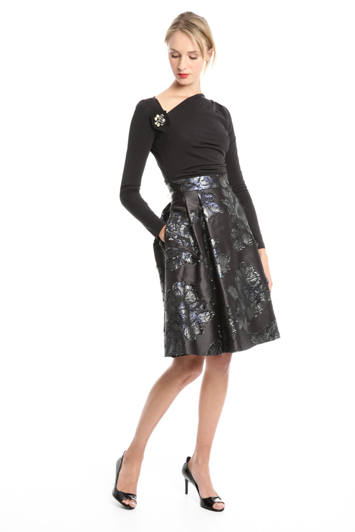 Fil coupé jacquard skirt Intrend Fil coupé jacquard skirt Intrend