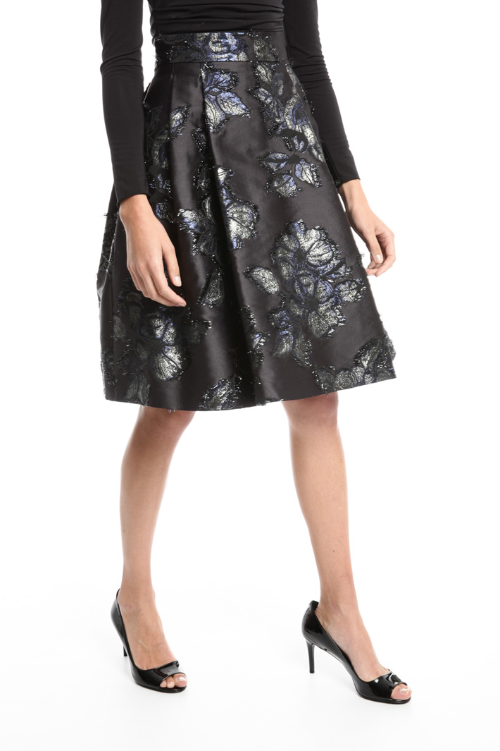 Fil coupé jacquard skirt Intrend Fil coupé jacquard skirt Intrend