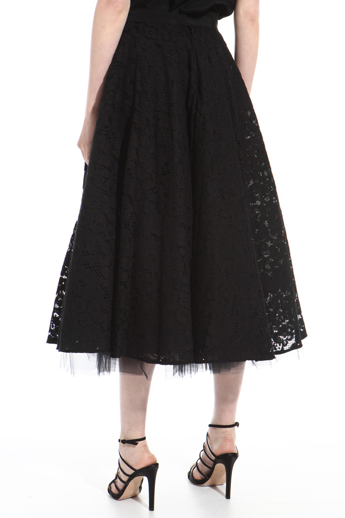 Wide lace and tulle skirt Intrend Wide lace and tulle skirt Intrend