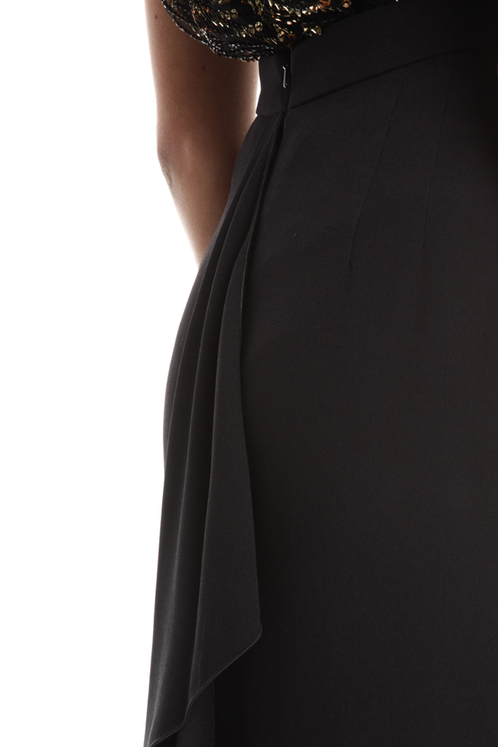 Long skirt with flounce Intrend Long skirt with flounce Intrend