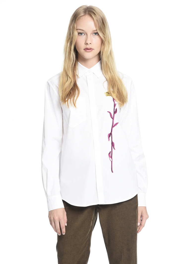 Camicia con ricamo floreale Intrend Camicia con ricamo floreale Intrend