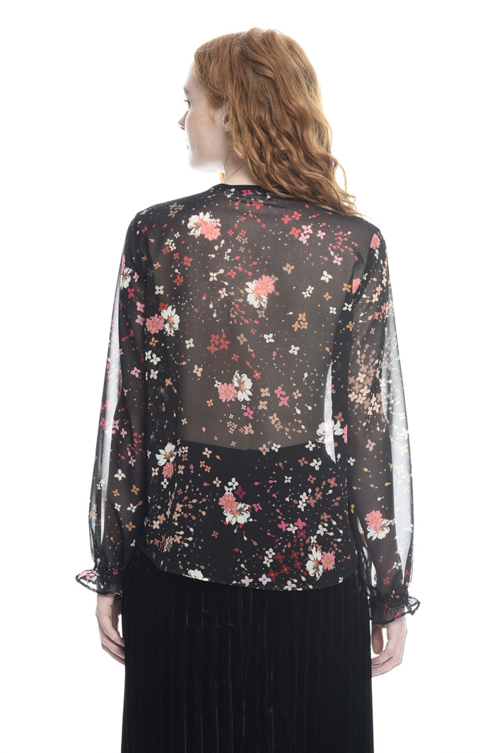 Camicia in georgette stampata Intrend Camicia in georgette stampata Intrend