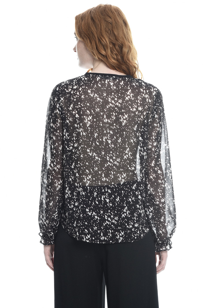 Camicia in georgette stampata Intrend Camicia in georgette stampata Intrend