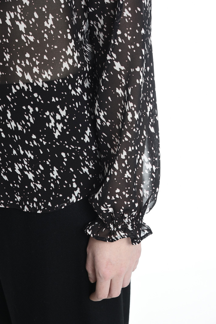Camicia in georgette stampata Intrend Camicia in georgette stampata Intrend