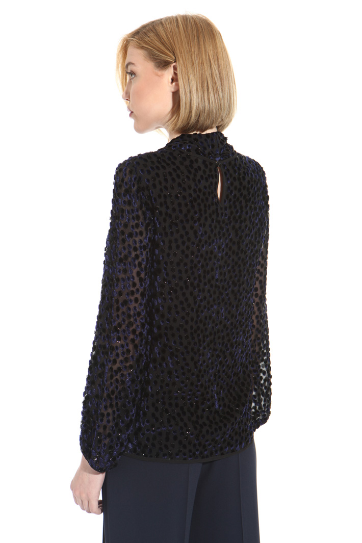 Fil coupé silk blouse Intrend Fil coupé silk blouse Intrend
