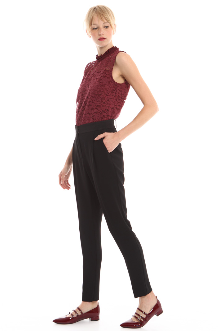 Pantalone in crepe enver satin Intrend Pantalone in crepe enver satin Intrend
