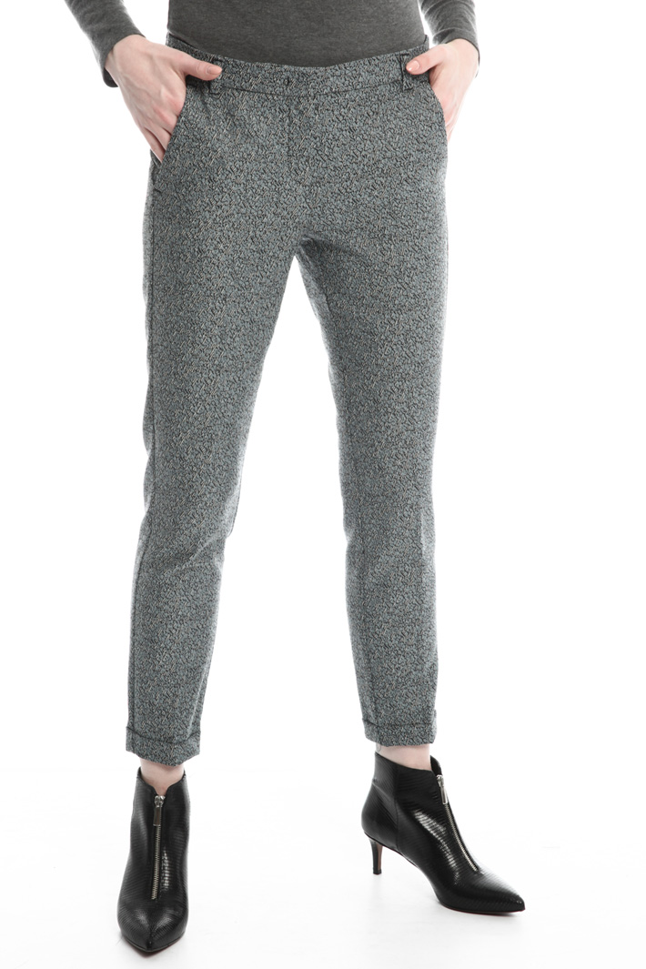 Pantalone in jacquard stretch Intrend Pantalone in jacquard stretch Intrend