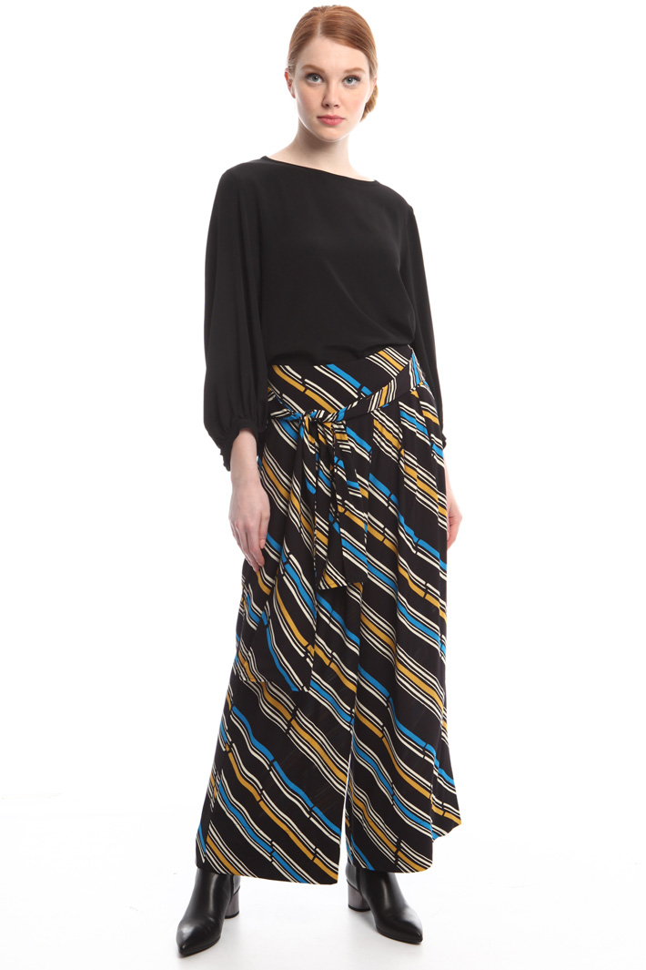 Pantaloni fantasia in crepe Intrend Pantaloni fantasia in crepe Intrend