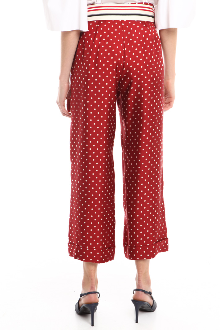 Pantalone in twill di seta Intrend Pantalone in twill di seta Intrend