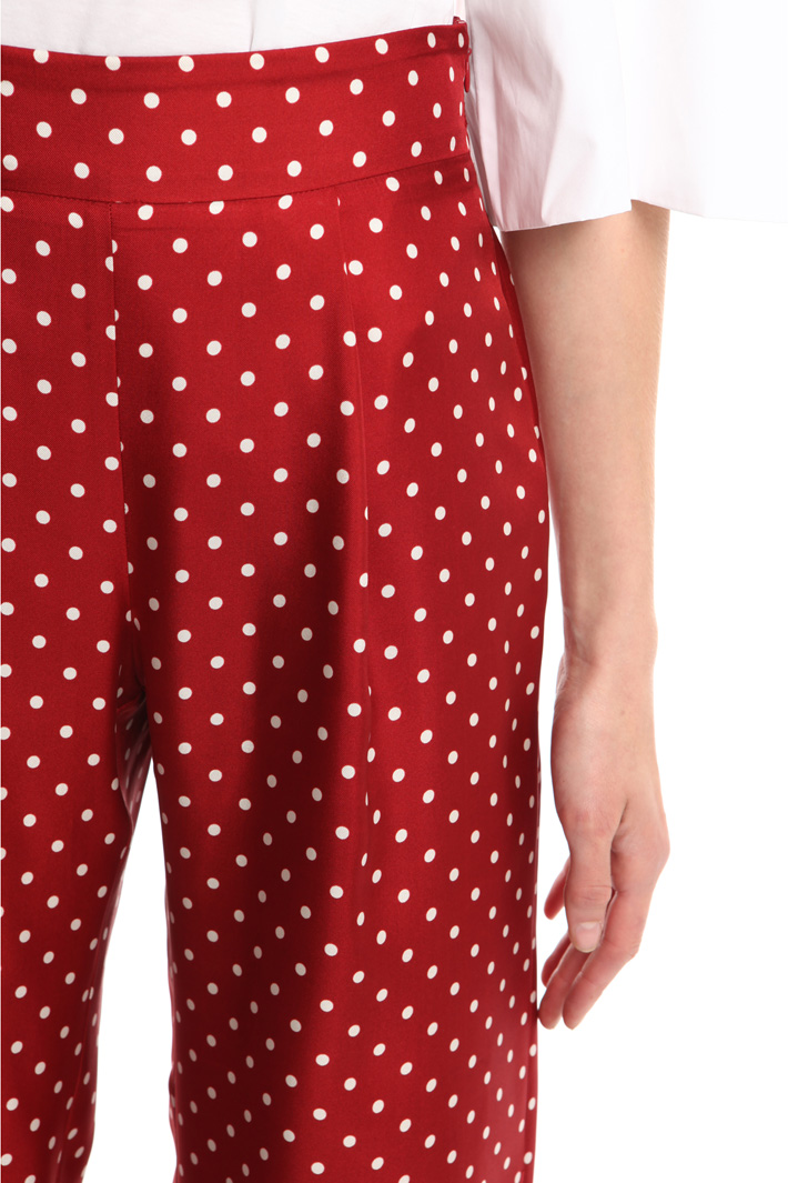 Pantalone in twill di seta Intrend Pantalone in twill di seta Intrend