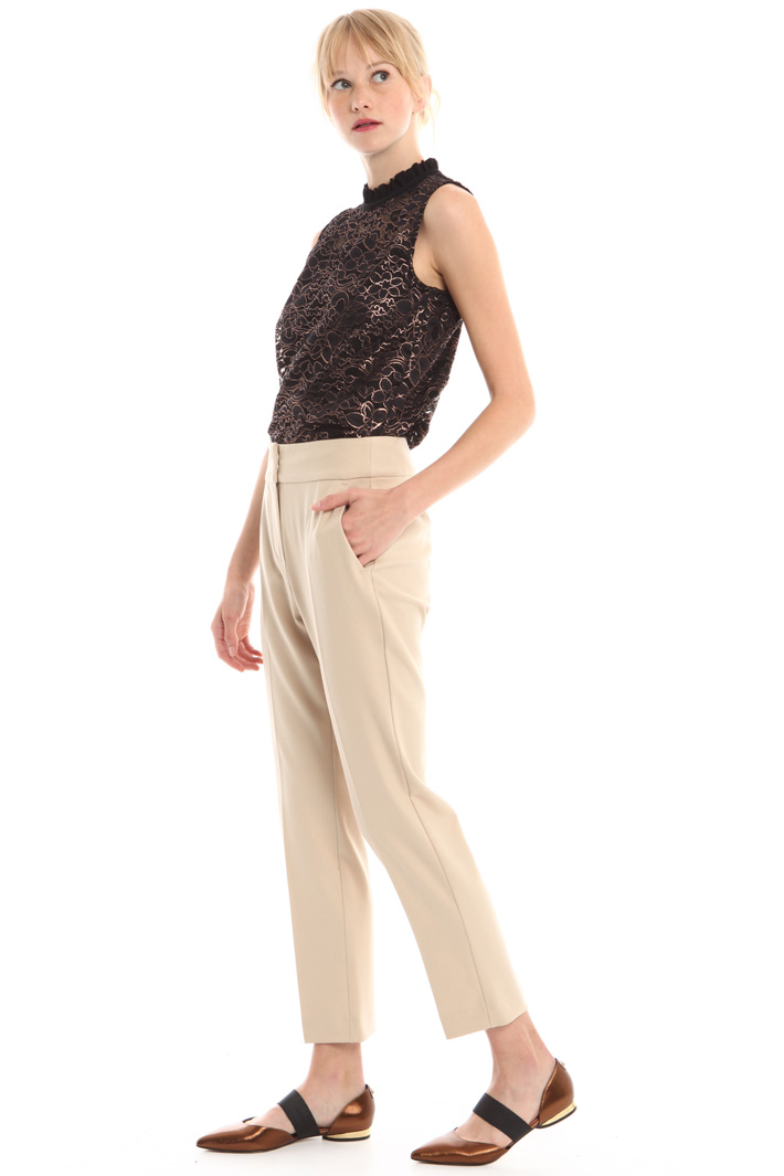 Pantaloni in crepe stretch Intrend Pantaloni in crepe stretch Intrend