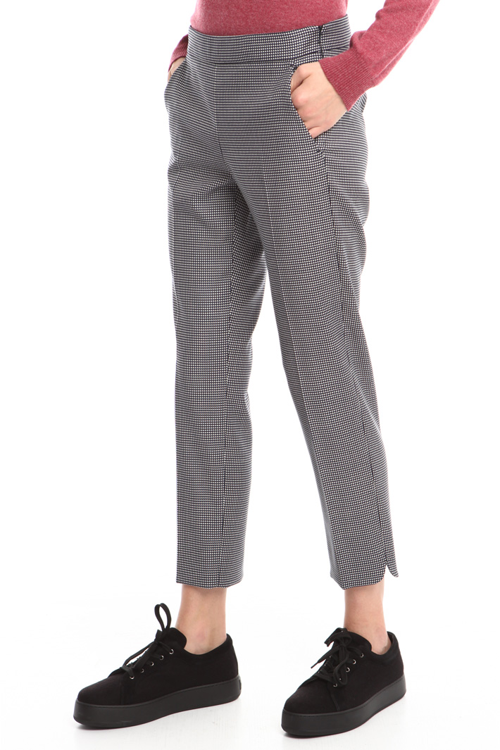 Pantalone in lana jacquard Intrend Pantalone in lana jacquard Intrend
