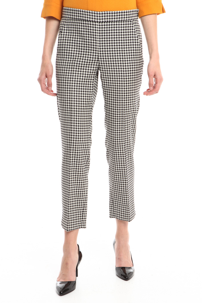 Pantalone in lana jacquard Intrend Pantalone in lana jacquard Intrend