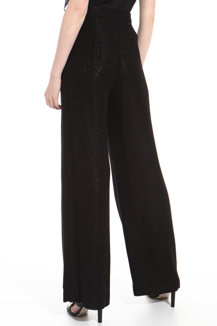 Fil coupé palazzo trousers Intrend Fil coupé palazzo trousers Intrend