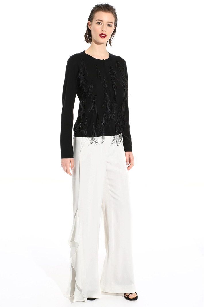 Matt envers satin trousers Intrend Matt envers satin trousers Intrend