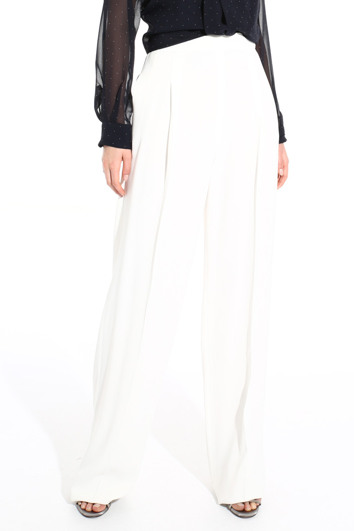 Long crepe trousers Intrend Long crepe trousers Intrend