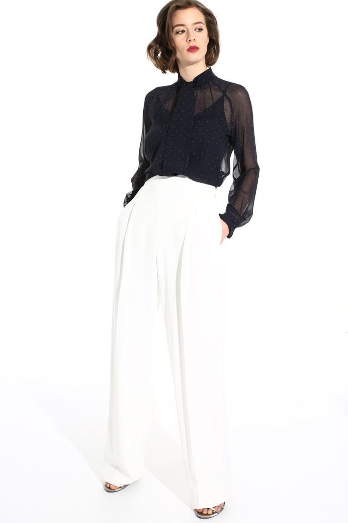 Long crepe trousers Intrend Long crepe trousers Intrend