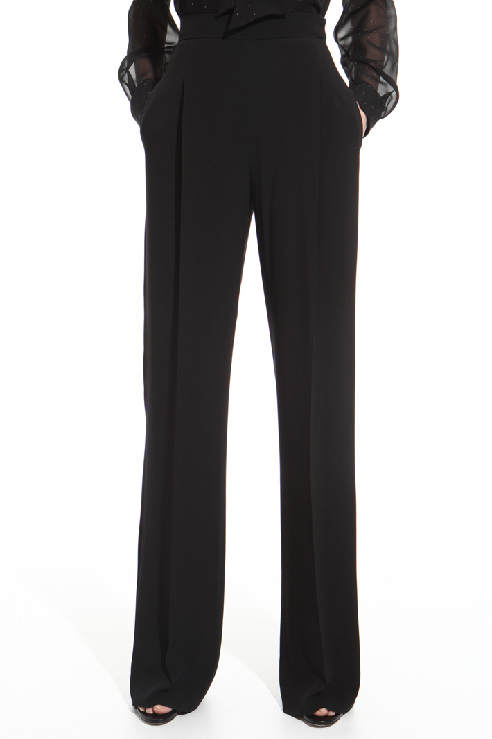 Long crepe trousers Intrend Long crepe trousers Intrend