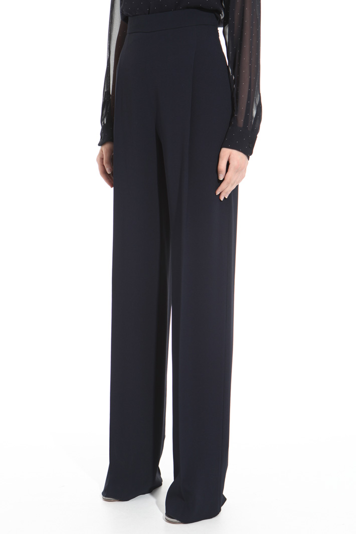 Long crepe trousers Intrend Long crepe trousers Intrend