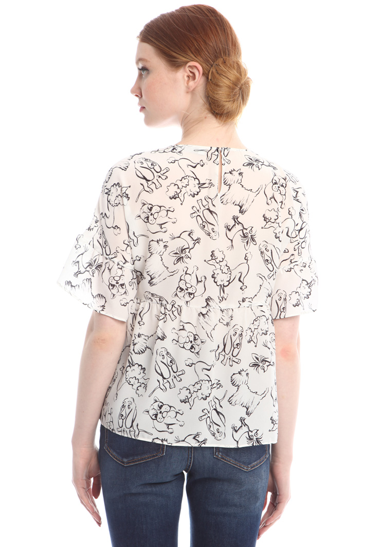 Blusa con stampa fantasia Intrend Blusa con stampa fantasia Intrend