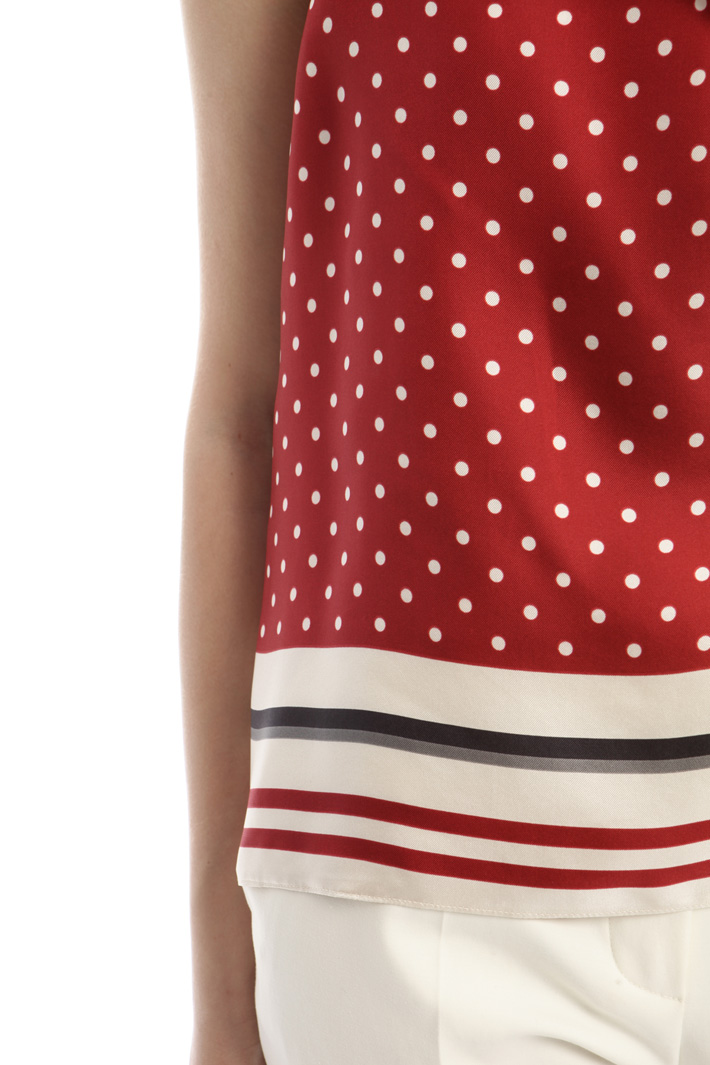 Top in twill di seta Intrend Top in twill di seta Intrend