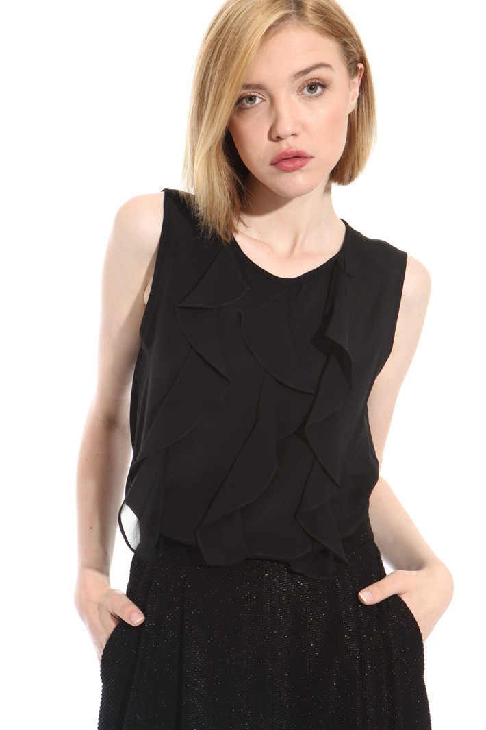 Silk georgette top Intrend Silk georgette top Intrend