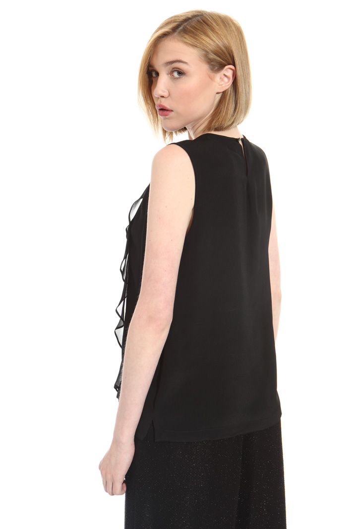 Silk georgette top Intrend Silk georgette top Intrend