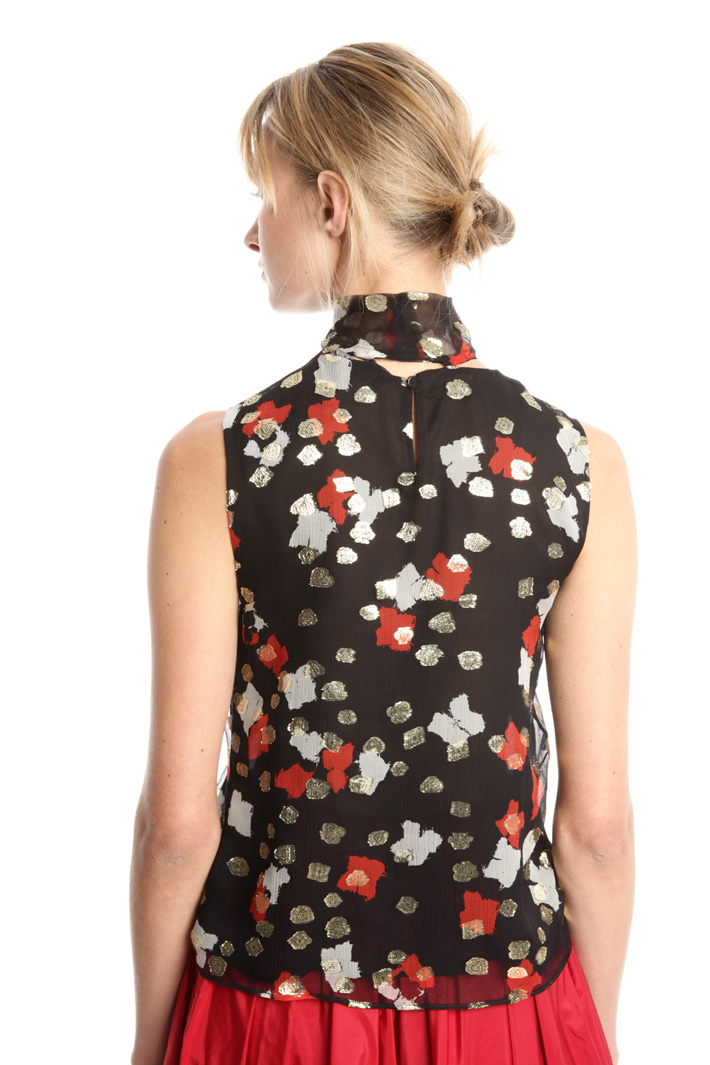 Fil coupé crepe top Intrend Fil coupé crepe top Intrend