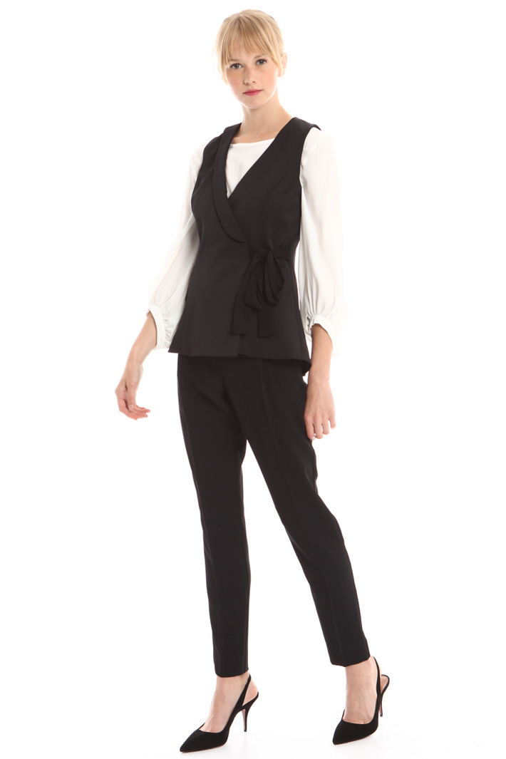 Top in crepe enver satin Intrend Top in crepe enver satin Intrend