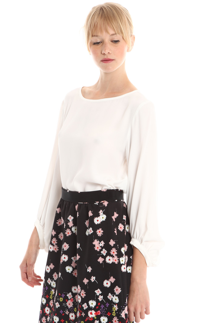 Blusa in crepe misto seta Intrend Blusa in crepe misto seta Intrend