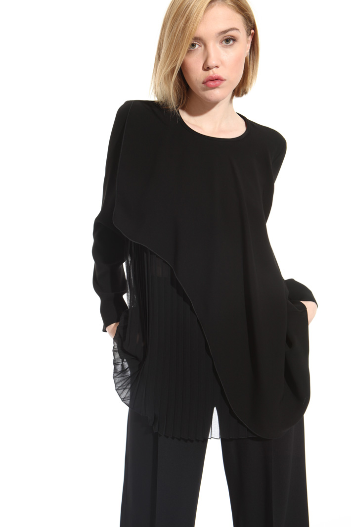 Pleated effect blouse Intrend Pleated effect blouse Intrend