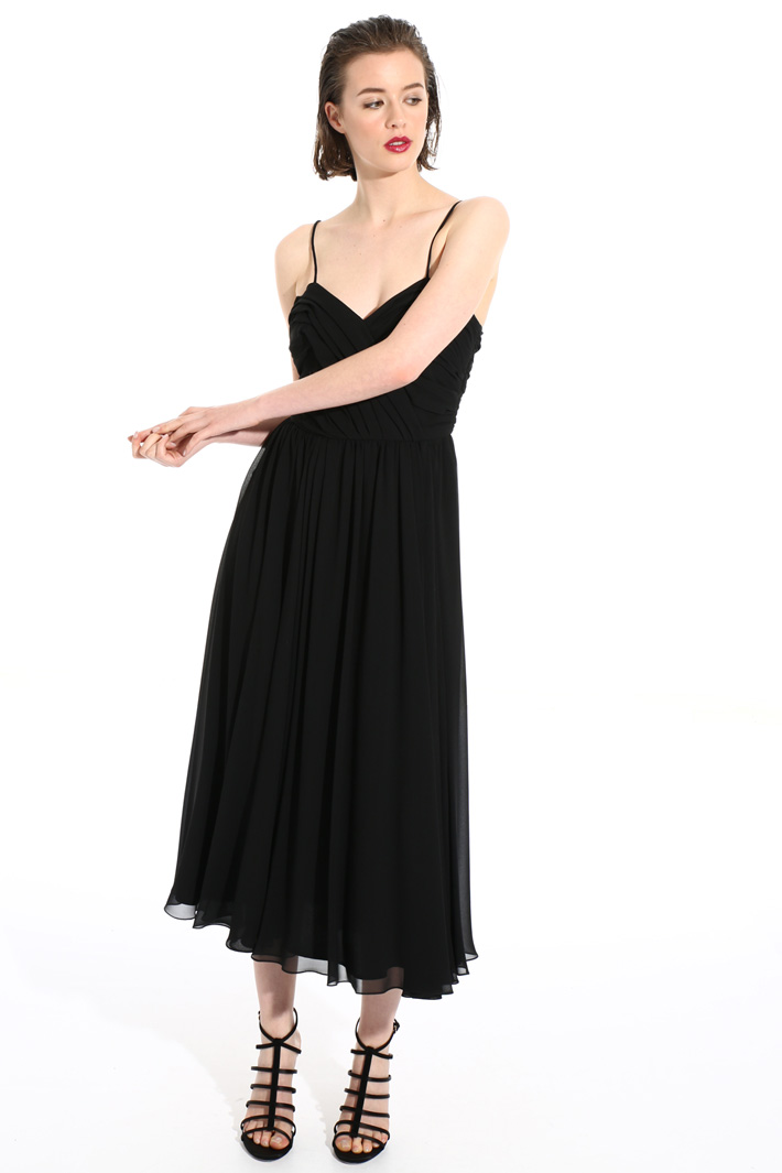 Silk georgette dress Intrend Silk georgette dress Intrend