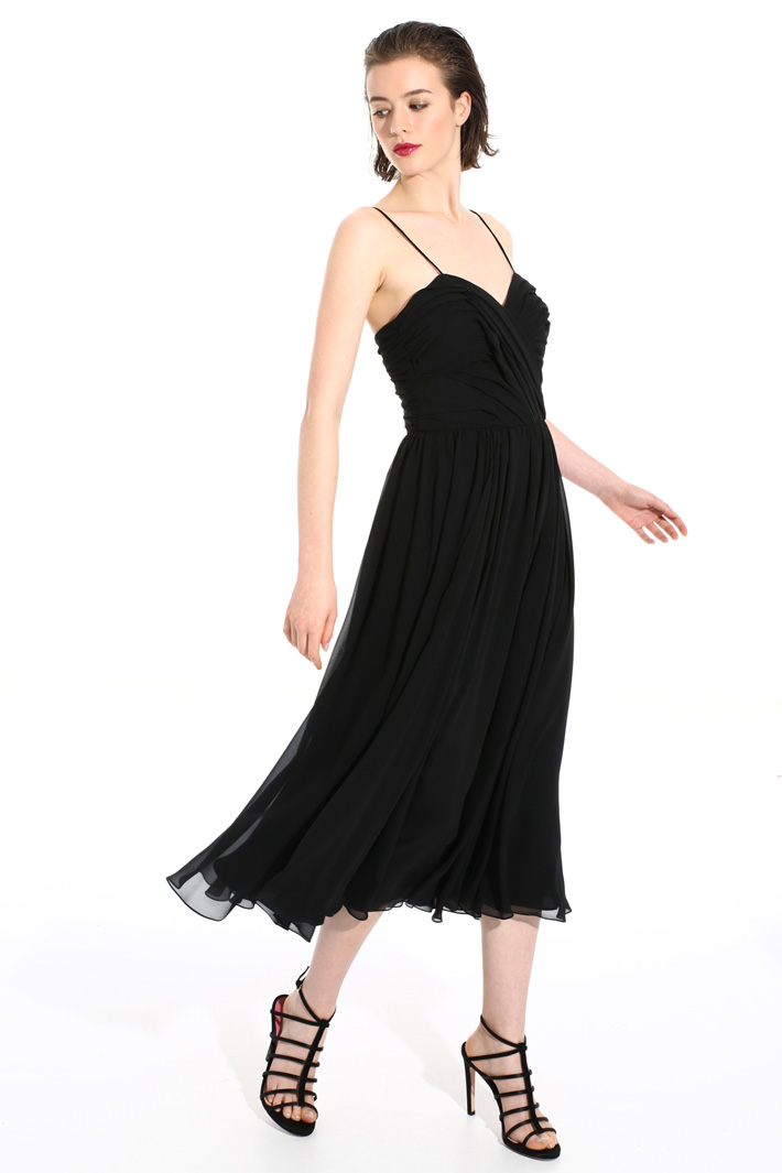 Silk georgette dress Intrend Silk georgette dress Intrend