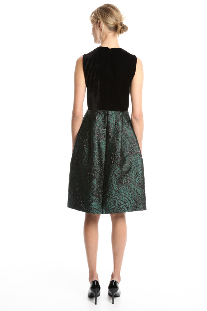 Abito in velluto e jacquard Intrend Abito in velluto e jacquard Intrend