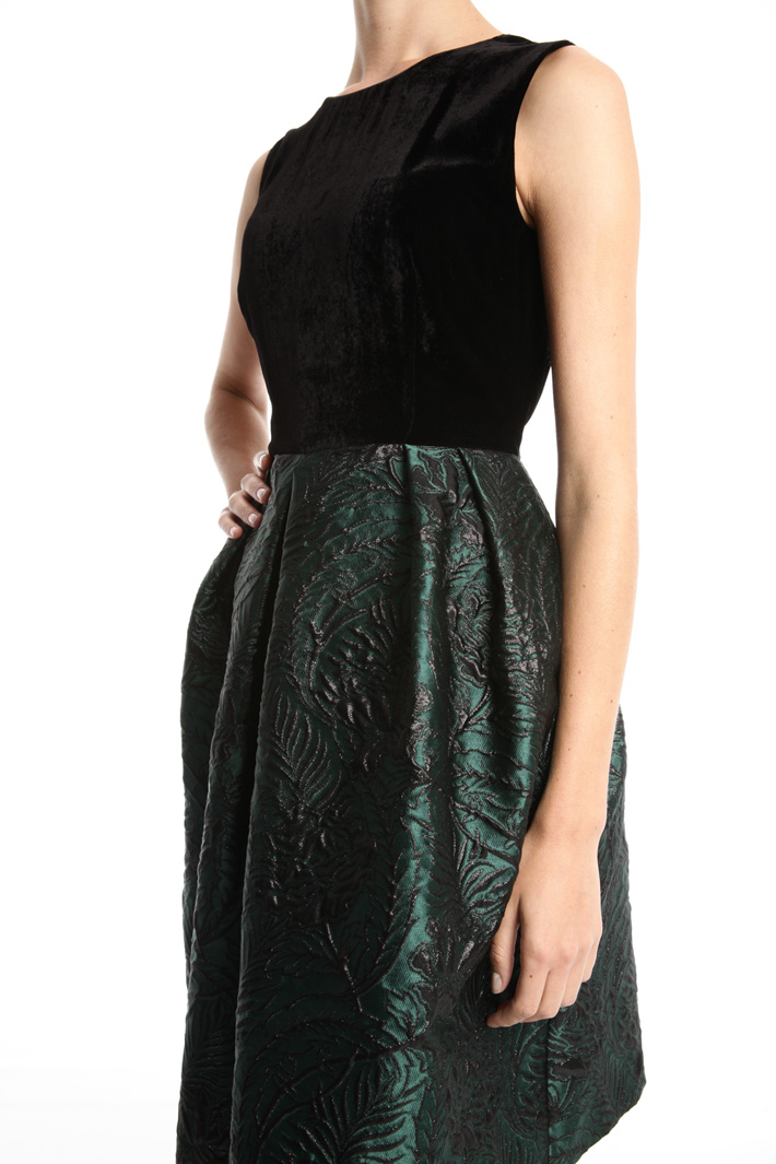 Abito in velluto e jacquard Intrend Abito in velluto e jacquard Intrend