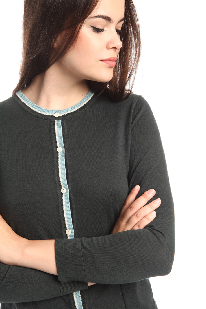 Cardigan in seta e cotone Intrend Cardigan in seta e cotone Intrend