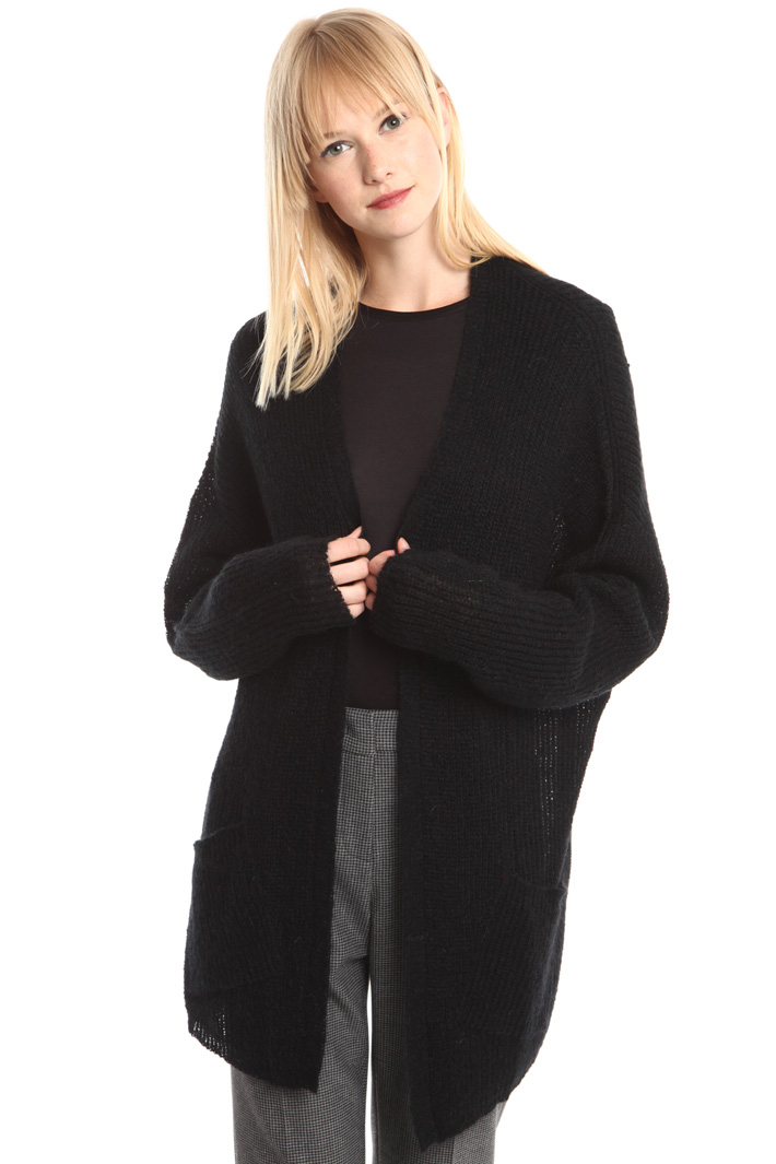 Open-front mohair cardigan Intrend Open-front mohair cardigan Intrend